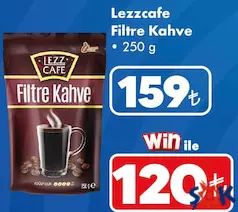 LEZZCAFE FİLTRE KAHVE 250 G fiyat ve kampanya bilgisi